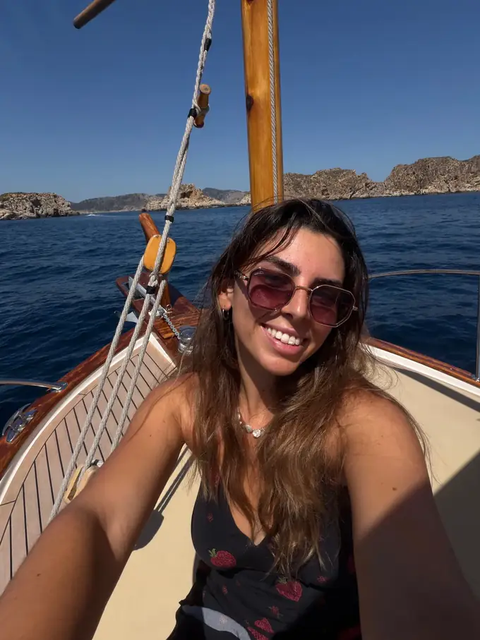 A guest capturing a sunny day on the water